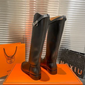 Alternative view of HM Black long leg boots