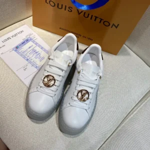 LV White sneakers with logo
