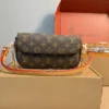 LV Brown Small bag with Gold chain and strap