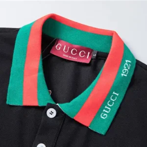 GG All Black with Green and Red stripes with GG on the Collar