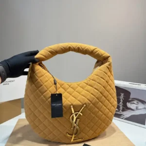 YSL Mustard Moon Twisted Handbag High Quality